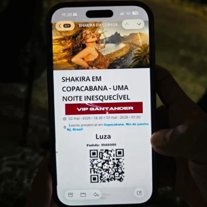 Homem é preso por vender ingressos falsos para show gratuito de Shakira