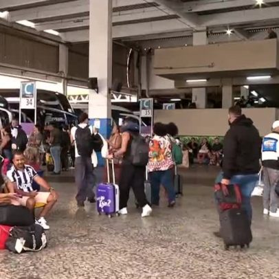 Rodoviária do RJ espera 215 mil passageiros no feriado de 1º de maio