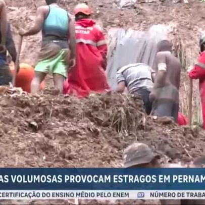 Chuvas fortes causam estragos em Pernambuco e deixam desaparecidos