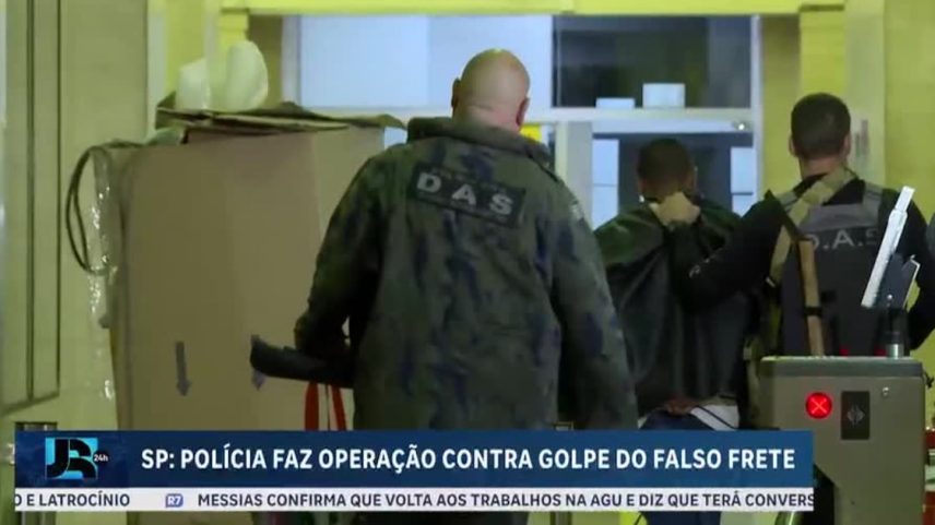 Polícia faz operação contra golpe do falso frete em São Paulo