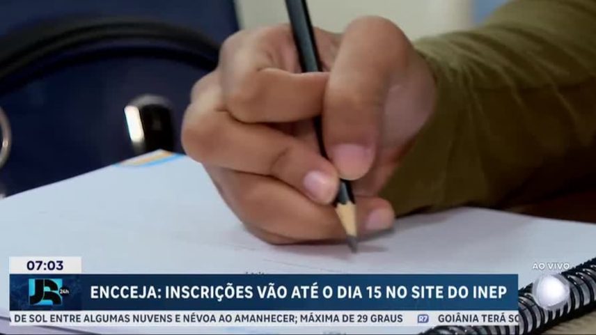 Encceja 2026: inscrições estão abertas até o dia 15 de maio no site do Inep