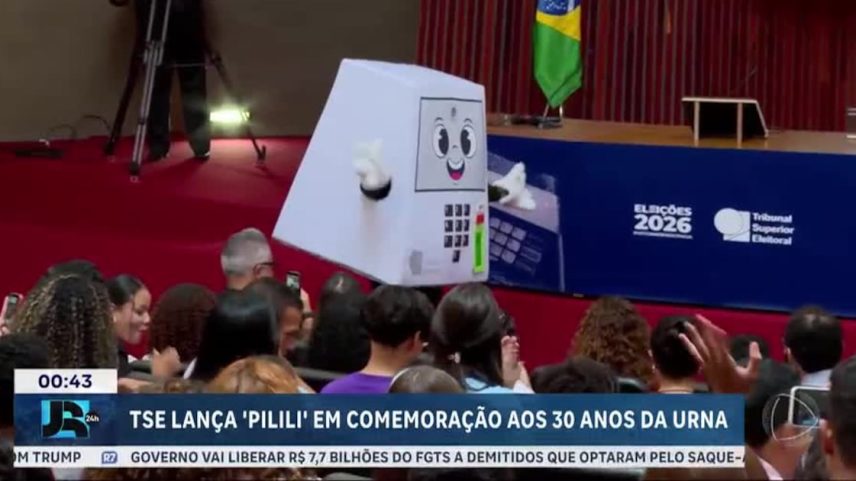 TSE lança mascote em comemoração aos 30 anos da urna eletrônica