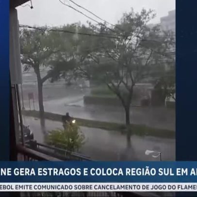 Ciclone derruba temperaturas no Sul e pode provocar neve no fim de semana