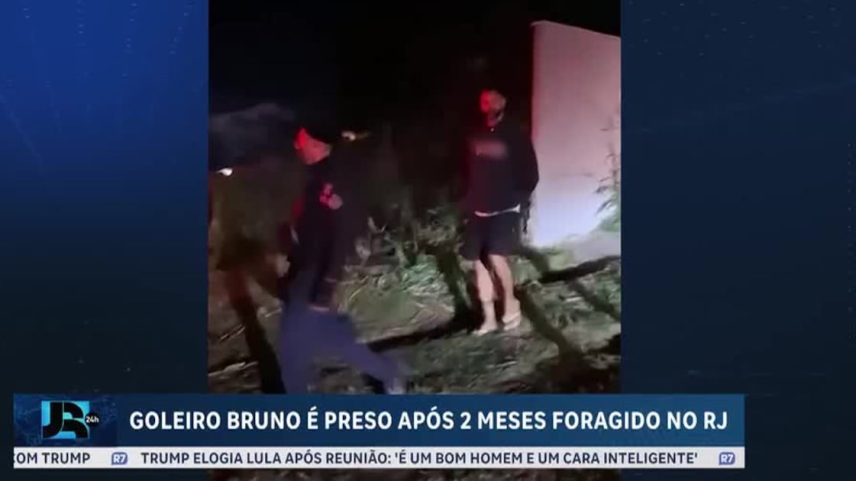 Goleiro Bruno é preso em casa na região dos Lagos, no Rio de Janeiro, após dois meses foragido
