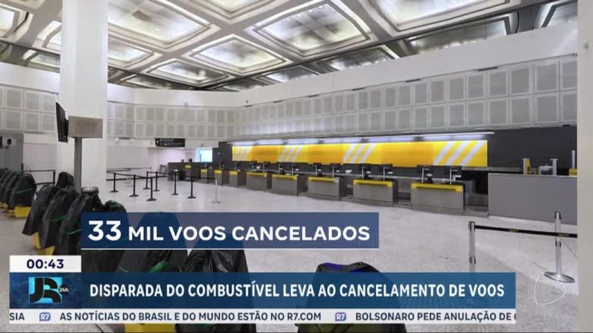 Companhias aéreas de todo o mundo cancelam voos por causa da alta do combustível de aviação