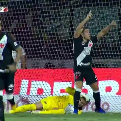 Spinelli cabeceia, Santos salva na linha e Vasco reclama gol