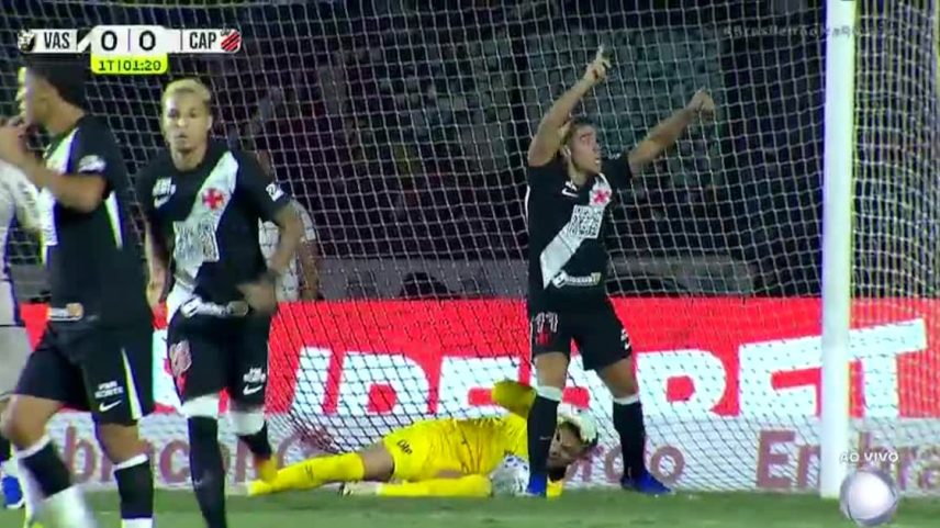 Pedido de gol Vasco Athletico-PR