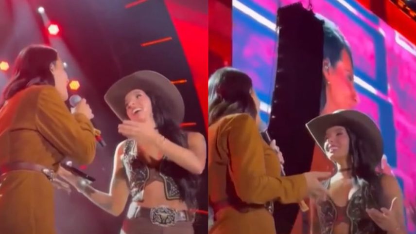 Mãe de Ana Castela sobe ao palco e canta com a filha em Ribeirão Preto