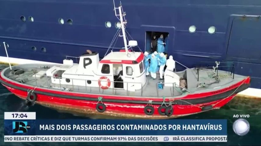 Mais dois passageiros de cruzeiro são diagnosticados com hantavírus