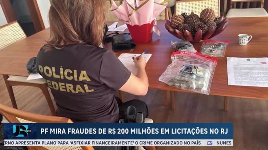 PF mira fraudes de R$ 200 milhões em licitações no Rio de Janeiro