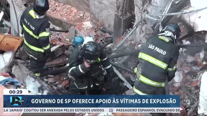 160 pessoas estão desalojadas e 46 imóveis são interditados por explosão de gás na zona oeste de SP