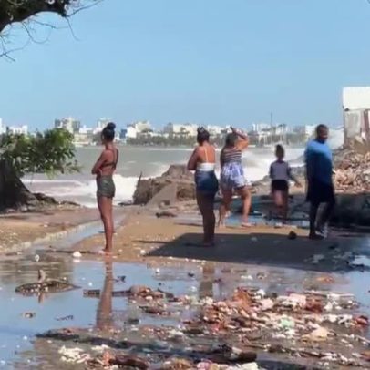 Ressaca no RJ provoca transtornos e ondas de até 3 m no Rio e litoral norte