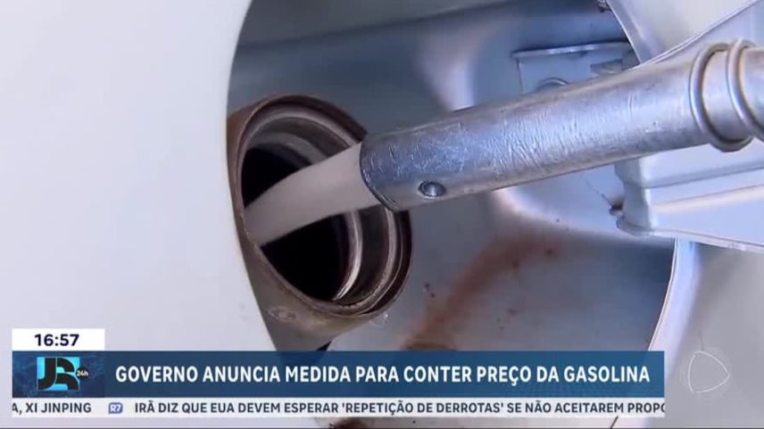Governo anuncia ajuda a produtores e importadores de gasolina para segurar preço