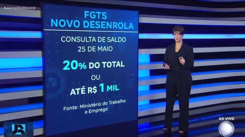 Saldo do FGTS disponível para renegociação de dívidas pode ser consultado a partir de 25 de maio