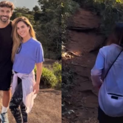 Wanessa Camargo interrompe passeio em trilha no RJ por fobia de altura