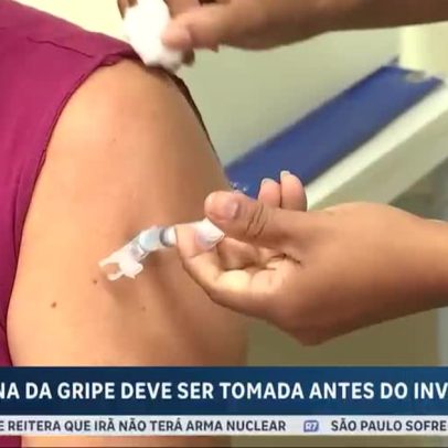Ministério da Saúde reforça vacinação contra a gripe para a população