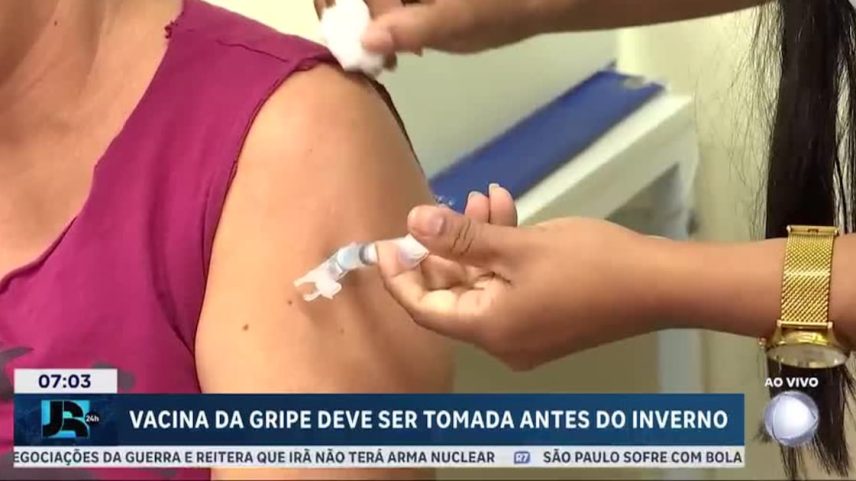 Ministério da Saúde alerta para população se vacinar contra a gripe