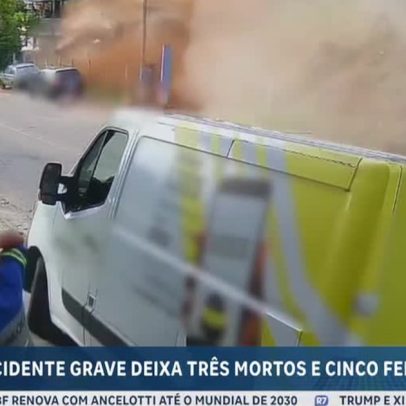 Acidente grave entre caminhão e carro em RJ deixa três mortos