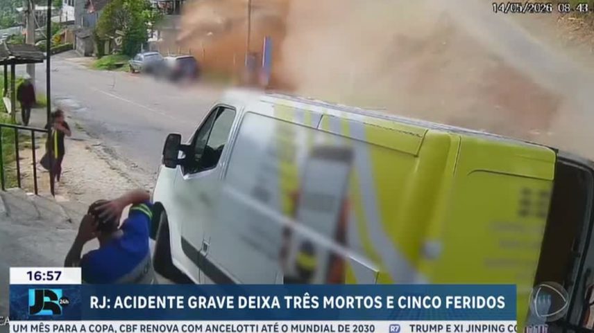 RJ: acidente grave entre caminhão e carro deixa três mortos