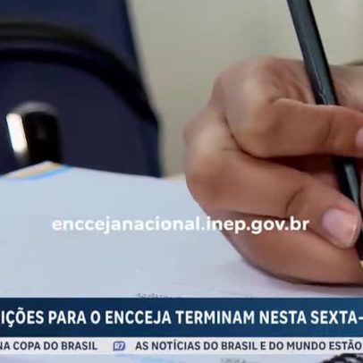 Inscrições para o ENCCEJA terminam nesta sexta-feira (15)