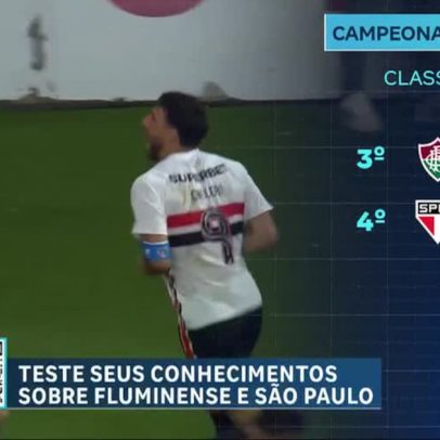 Fluminense e São Paulo duelam pelo Brasileirão neste sábado