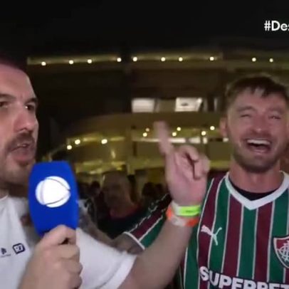 Torcedores estrangeiros invadem jogo do Fluminense e provocam a seleção