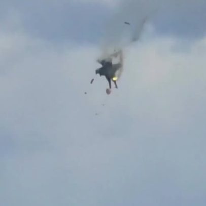 Força Aérea dos EUA investiga acidente entre dois caças em show aéreo