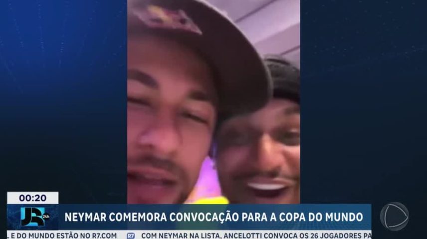 Neymar é convocado para a Copa do Mundo e anima torcedores