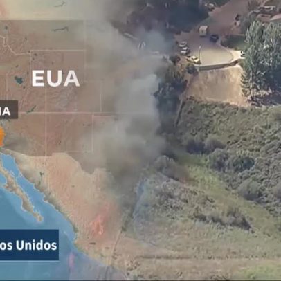 13 mil evacuados por incêndio florestal na Califórnia
