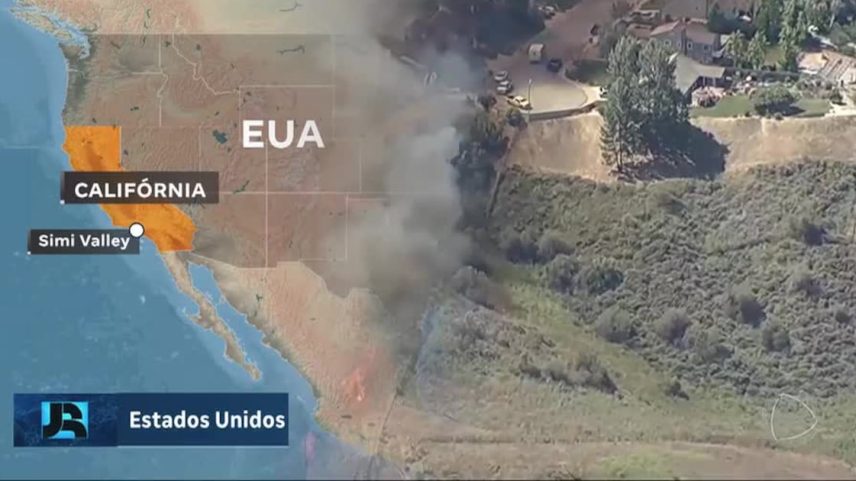 13 mil pessoas saem de casa por causa de incêndio florestal na Califórnia, nos EUA