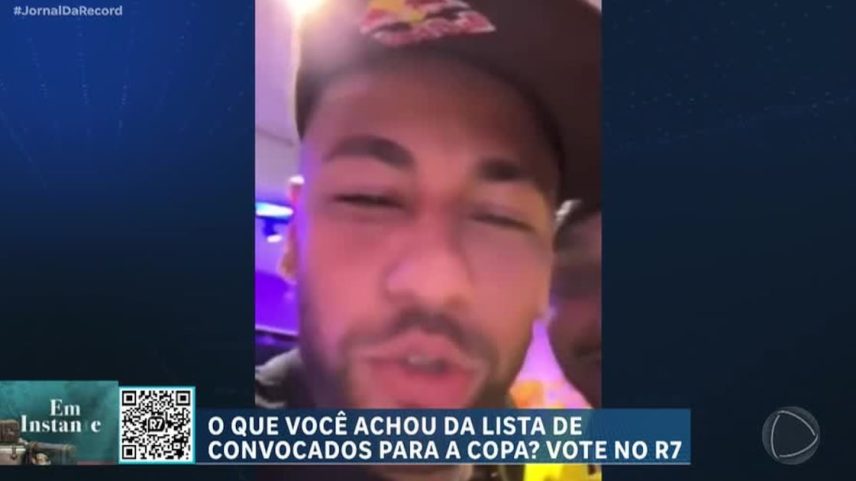 Neymar acompanha convocação de Ancelotti junto da família