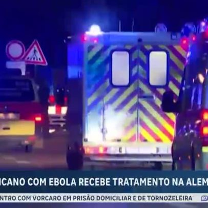 Paciente americano com Ebola chega à Alemanha para tratamento