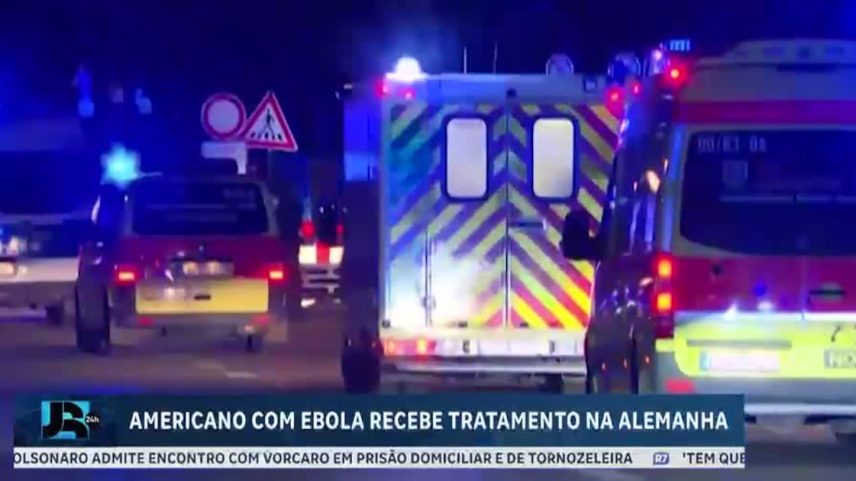 Cidadão americano com ebola chega à Alemanha para tratamento