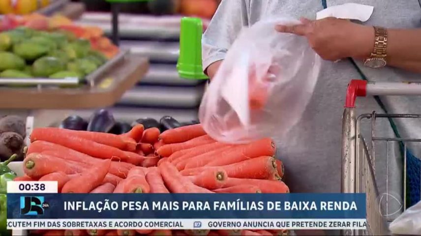 Inflação sobe para famílias de baixa renda e pesa no bolso em abril