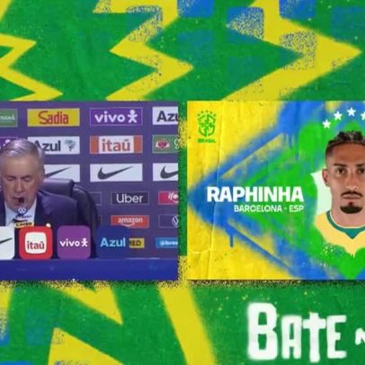 Ancelotti convoca atletas de todas as regiões do Brasil para a seleção