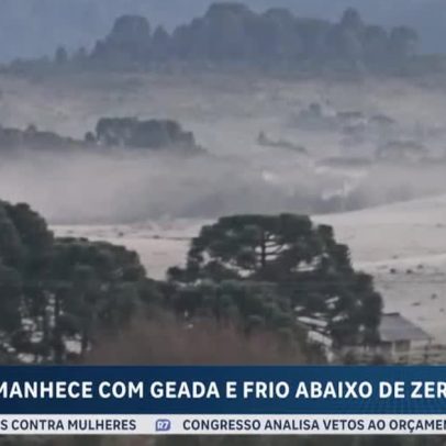 Frio avança pelo sul do Brasil nesta quinta-feira, 21