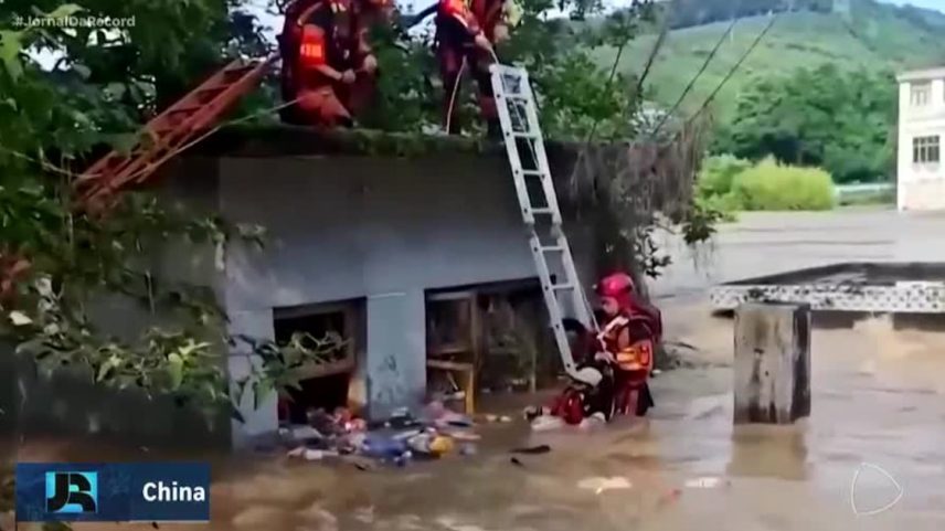 Chuva forte ne China deixa 21 mortos nesta semana