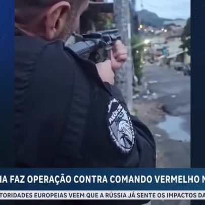 Polícia do Rio realiza operação contra o Comando Vermelho