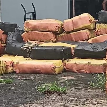 Apreensão de 2,5 toneladas de drogas no Rio Solimões