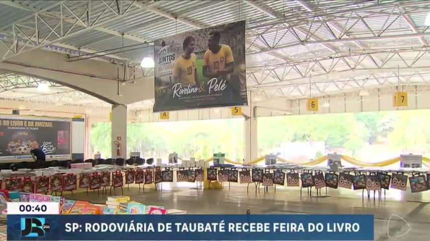 SP: Rodoviária de Taubaté recebe feira do livro
