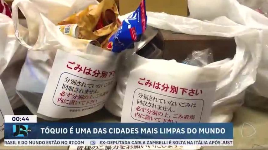Tóquio impressiona o mundo pela limpeza nas ruas