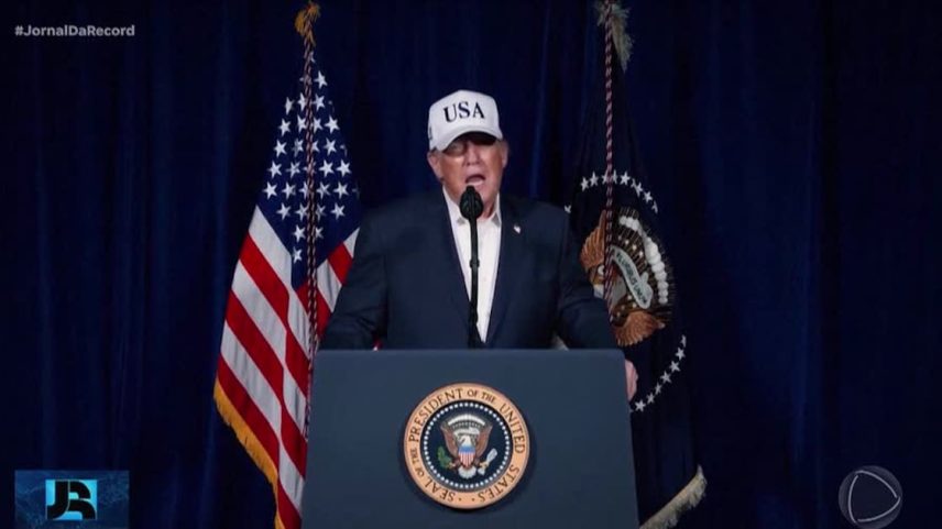 Donald Trump promete atacar novamente o Irã caso acordo para o fim da guerra não seja assinado