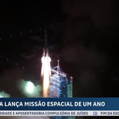 China lança missão que manterá astronauta no espaço por um ano