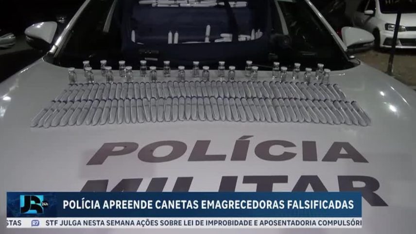 Polícia apreende mais de 200 canetas emagrecedoras em São Paulo
