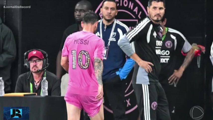 Messi deixa jogo do Inter Miami com dor muscular e preocupa seleção argentina