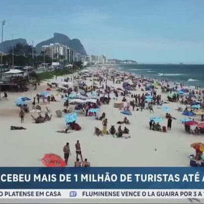 Rio de Janeiro recebe mais de um milhão de turistas estrangeiros em quatro meses