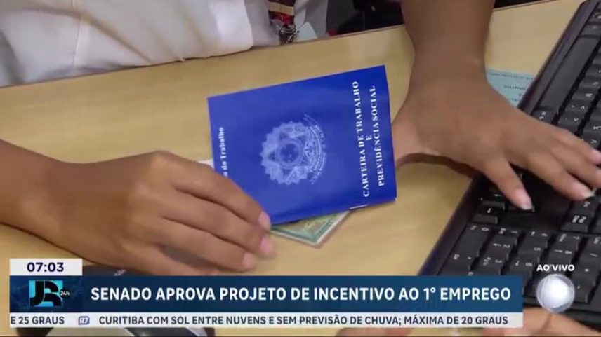 Senado aprova projeto de incentivo ao primeiro emprego