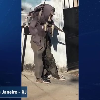 Tráfico usa bonecos de madeira armados para enganar policiais no RJ