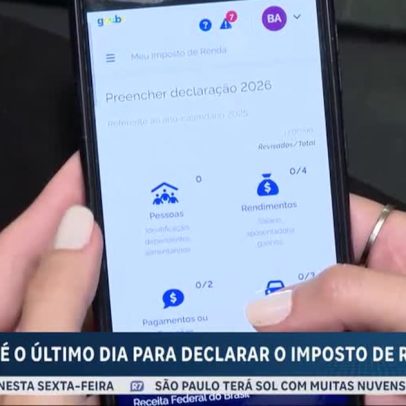 IR 2026: prazo de envio da declaração termina às 23h59 de sexta-feira