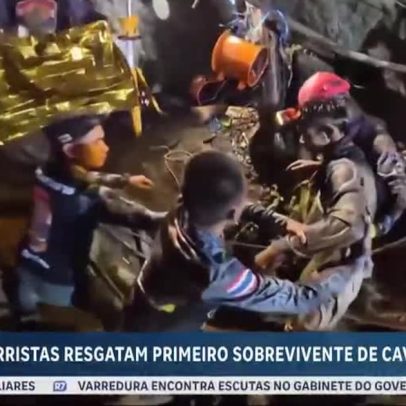 Garimpeiro é resgatado de caverna no Laos após enchente
